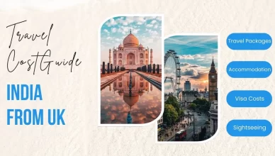 cost of travel to India from UK
