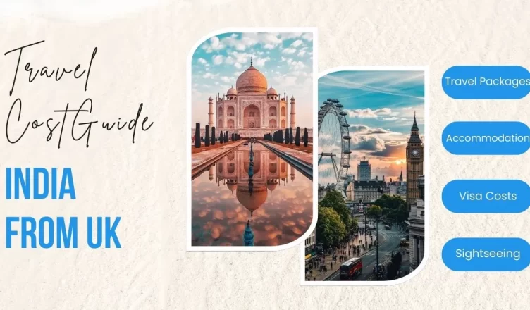 cost of travel to India from UK