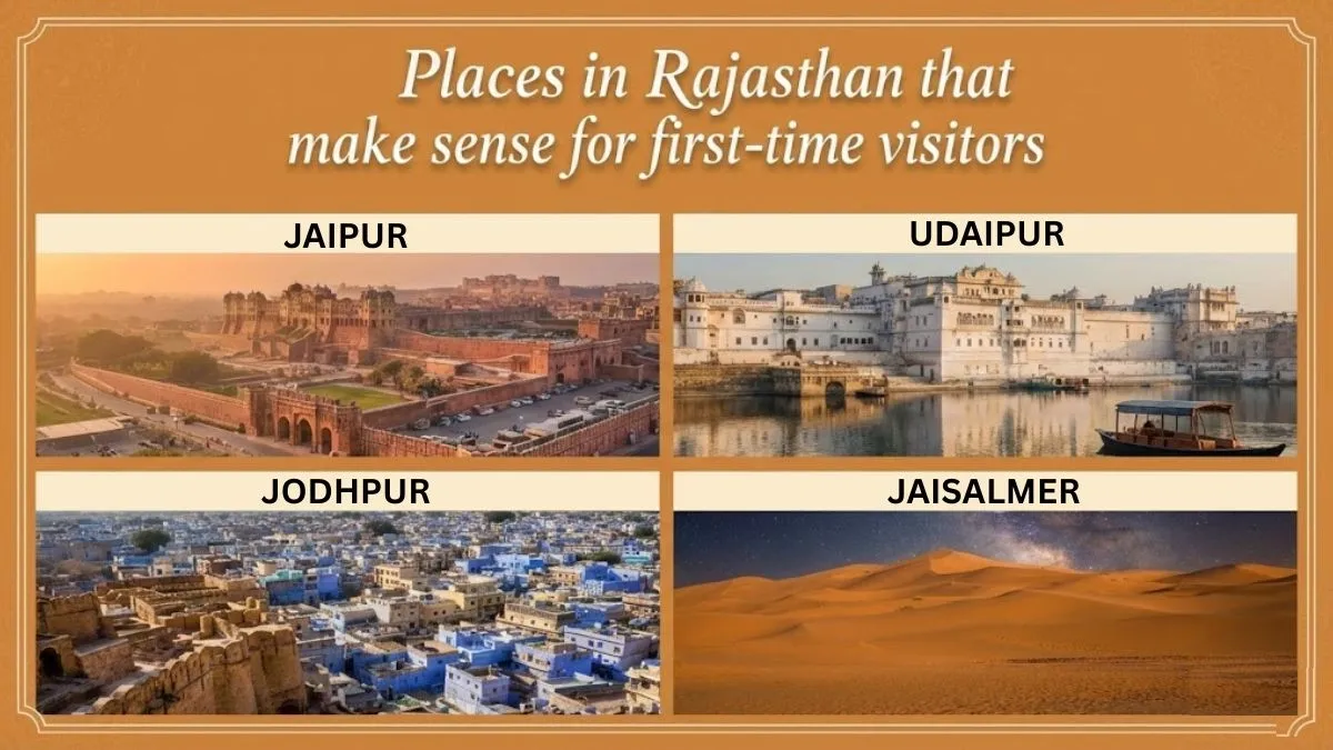 Places in Rajasthan that make sense for first-time visitors