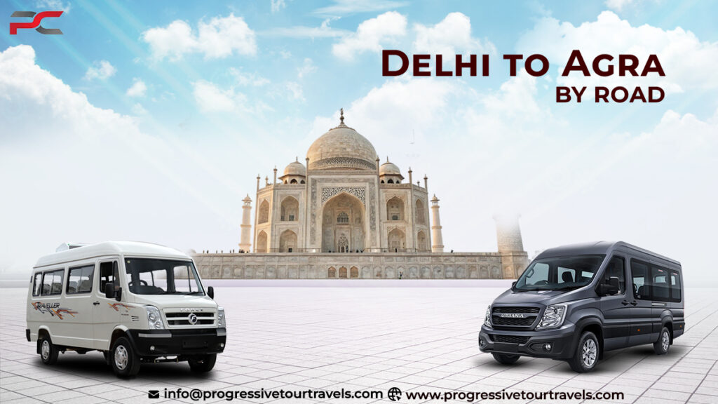 Delhi to Agra in Luxury Tempo Traveller