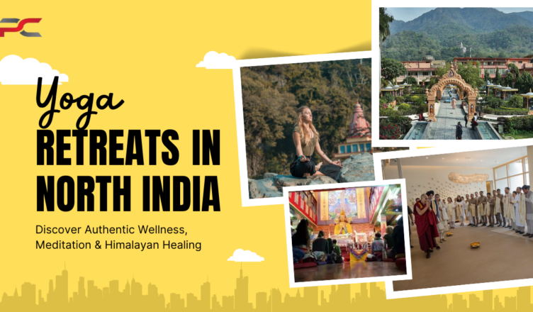 Yoga retreats in North India including Rishikesh, McLeodganj and Dehradun with meditation, Himalayas and wellness experience