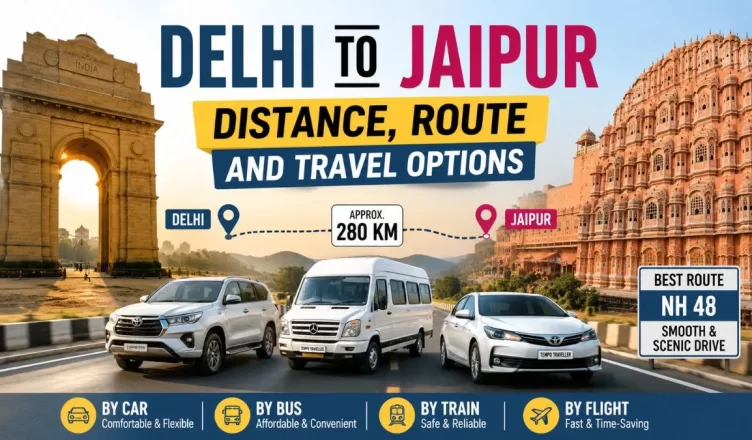 Delhi to Jaipur : Distance, Route & Travel Guide