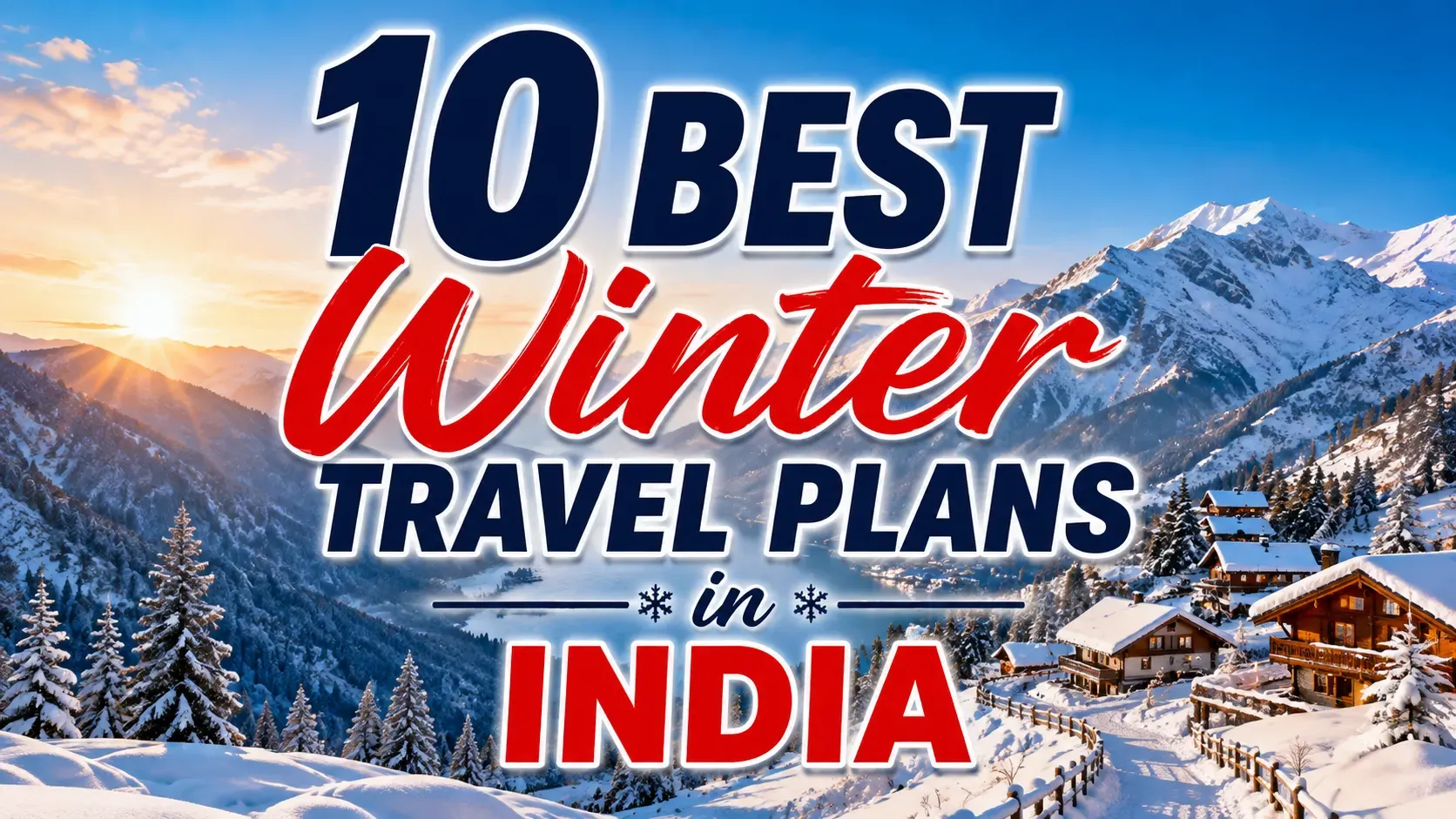 10 Best Winter Travel Plans in India