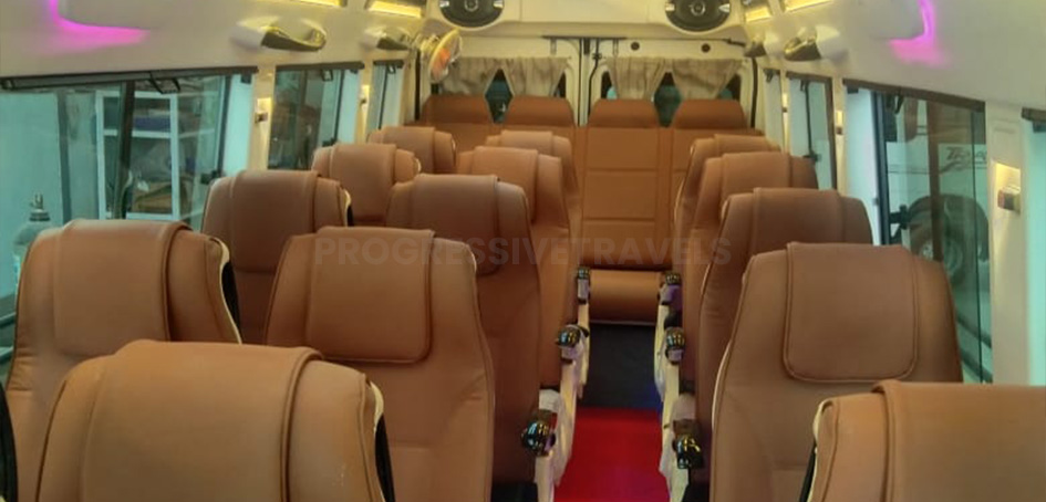 20 seater traveller on rent