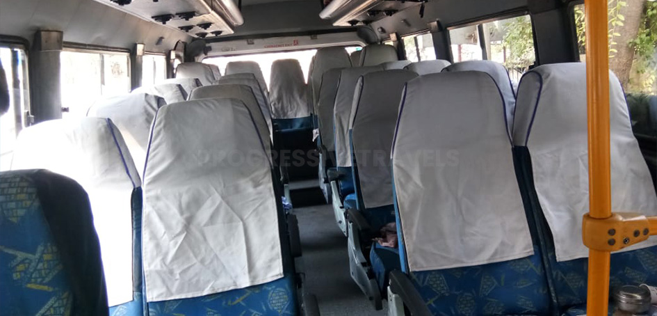 26 seater tempo traveller luggage space