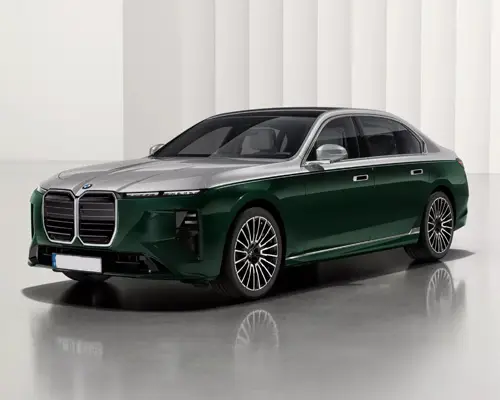 BMW 740i on rent with driver in India
