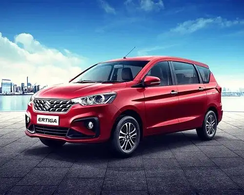 Ertiga on rent with driver in India