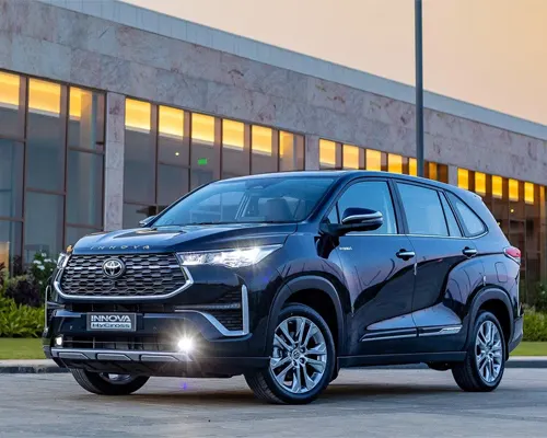 Toyota Innova Hycross on rent with driver in India