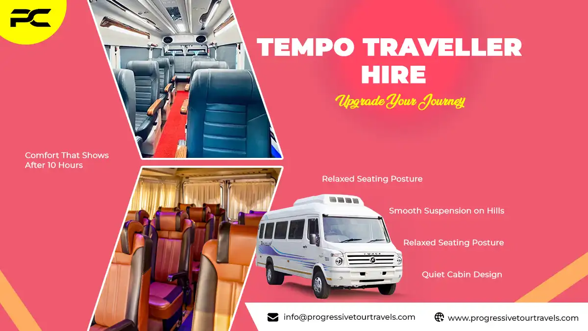 Features of Tempo Traveller Hire