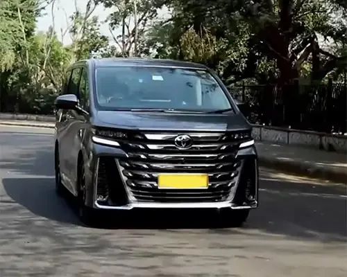Toyota Vellfire luxury MPV on rent